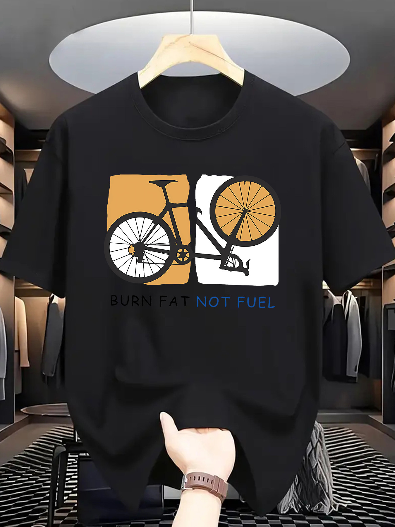 Fuel Fitness & Nutrition Oakbank - Men's Summer T-Shirt Lightweight Cotton |