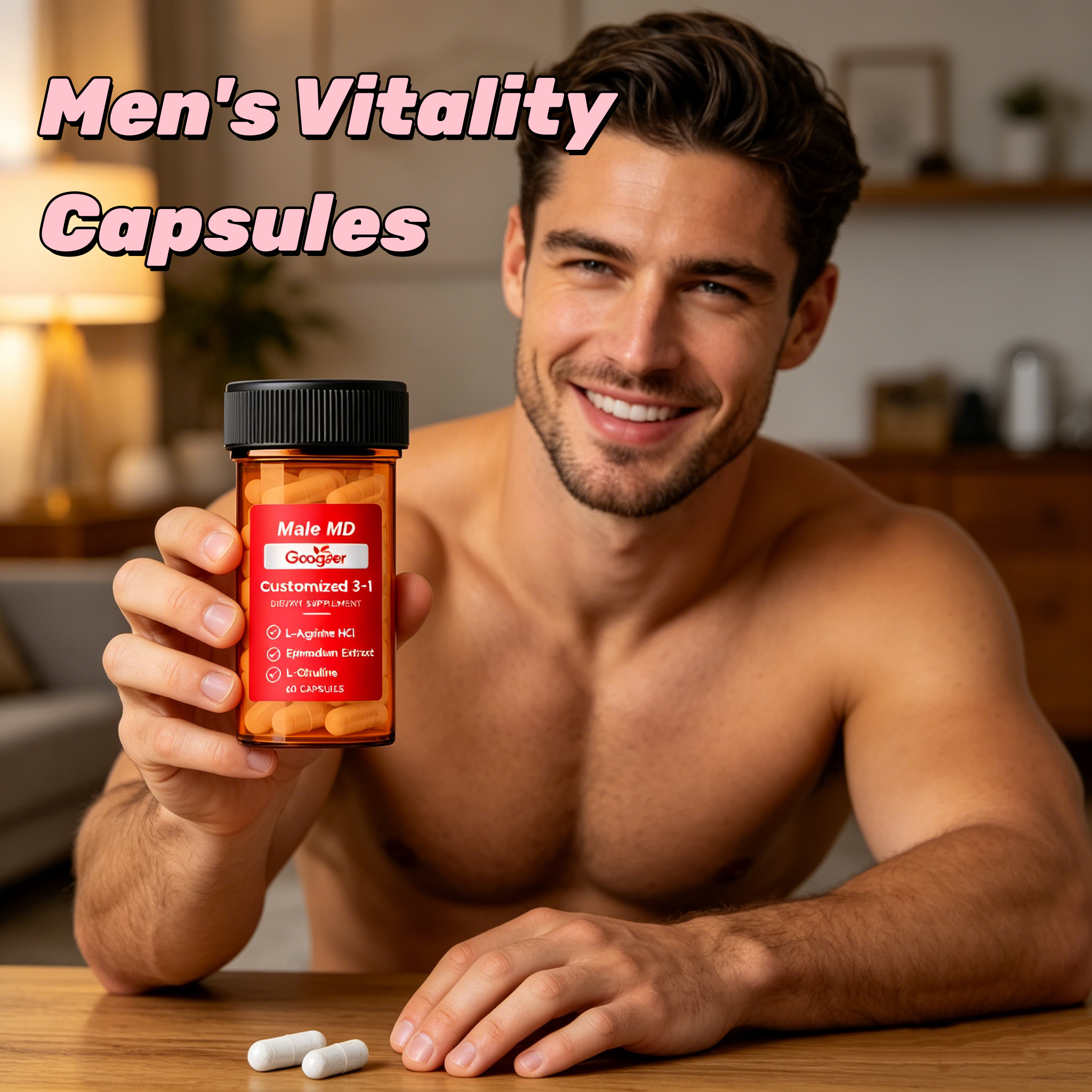 GOOGEER Men's Health Capsules  - Nutrition Fitness Supplements avaliação e preço