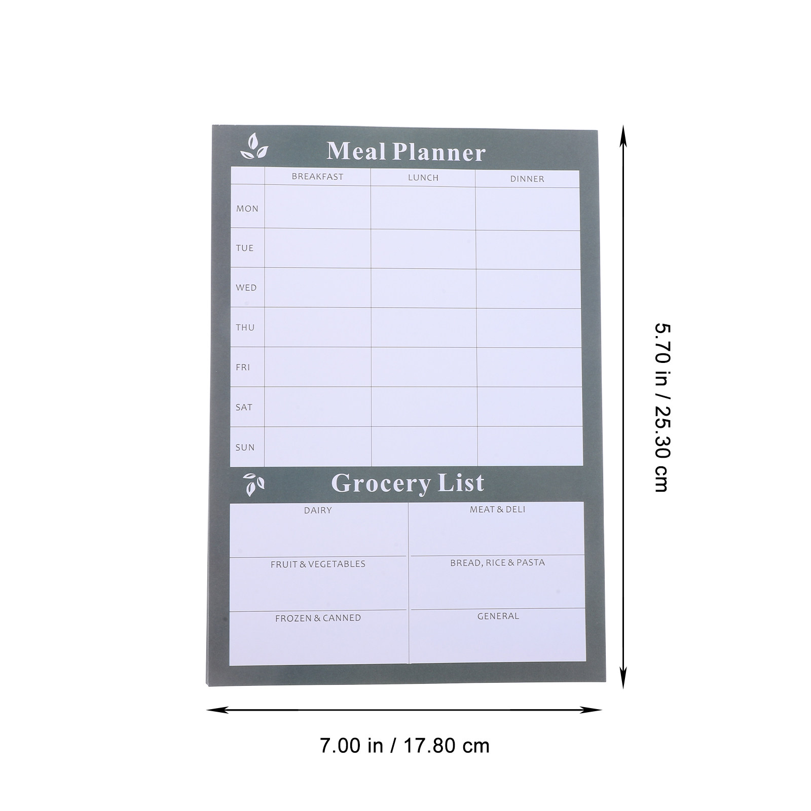 1 Diet Household Tearable Note - Nutrition Fitness Meals avaliação e preço