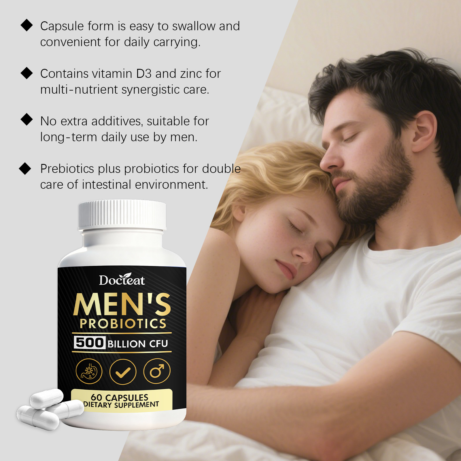 GOOGEER Men's Health Capsules  - Nutrition Fitness Supplements avaliação e preço
