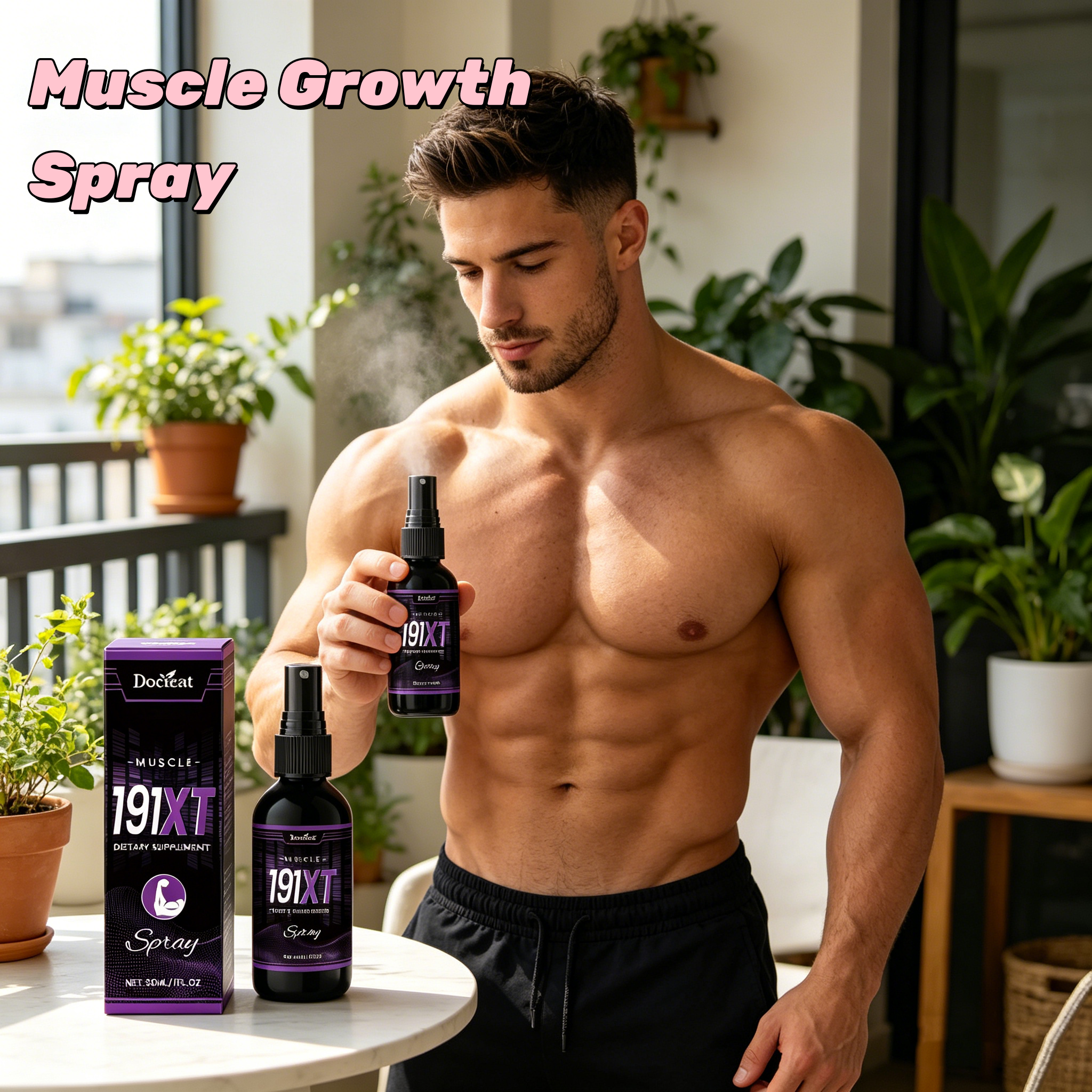 Muscle Growth Spray Enhance Ph - Nutrition Fitness Supplements avaliação e preço