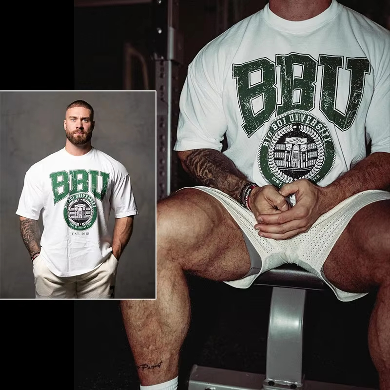 Men's Neutral Tone Gym T-Shirt - Nutrition Fitness Gym avaliação e preço