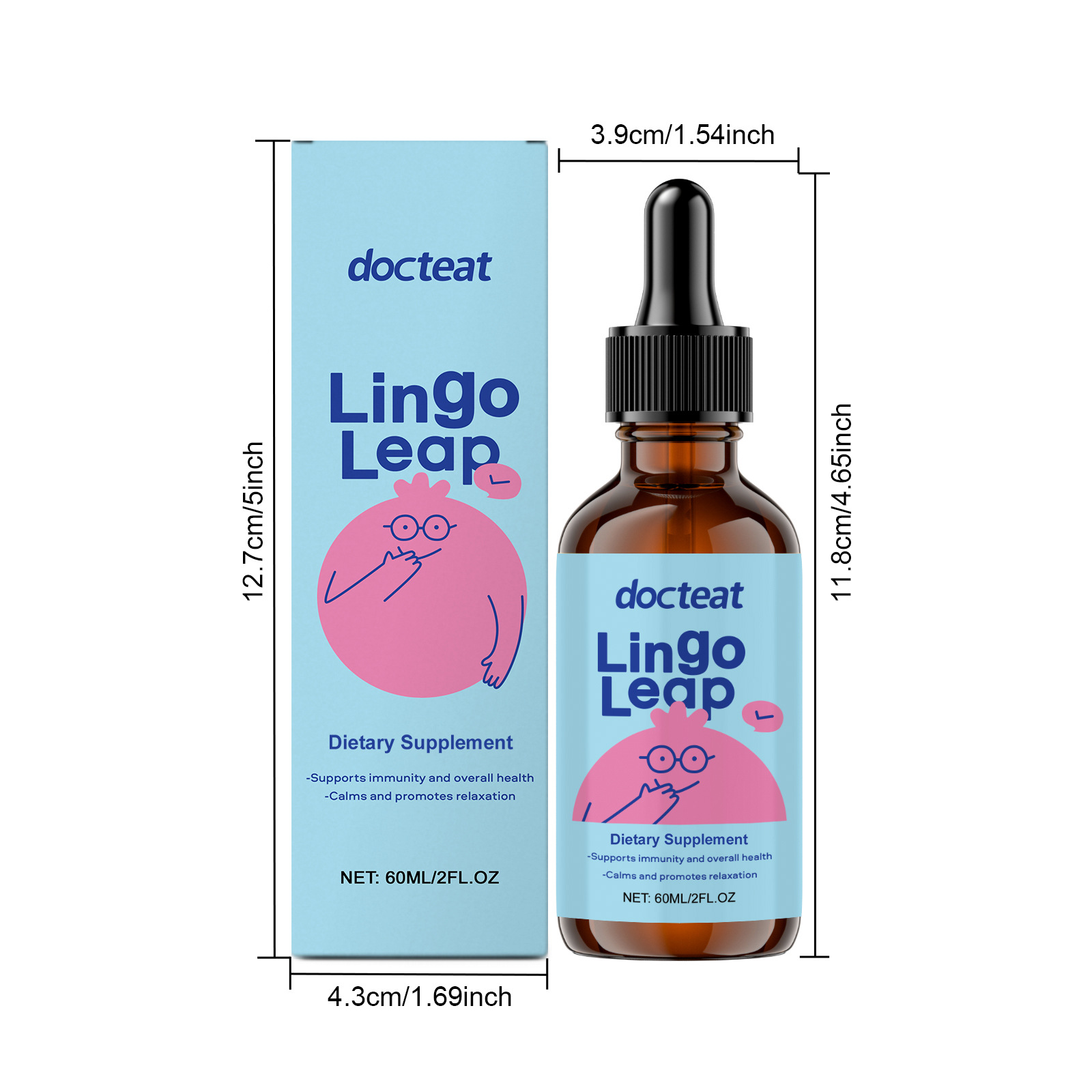 DOCTEAT Body Health Drops Impr - Nutrition Fitness Supplements avaliação e preço